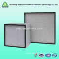 The queen of quality 99.99% filter efficiency Mini-pleat HEPA Panel Air Filter durable in use